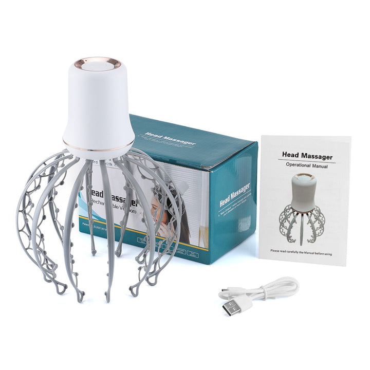 Octopus Scalp Massager for Head Tension and Wind-Down