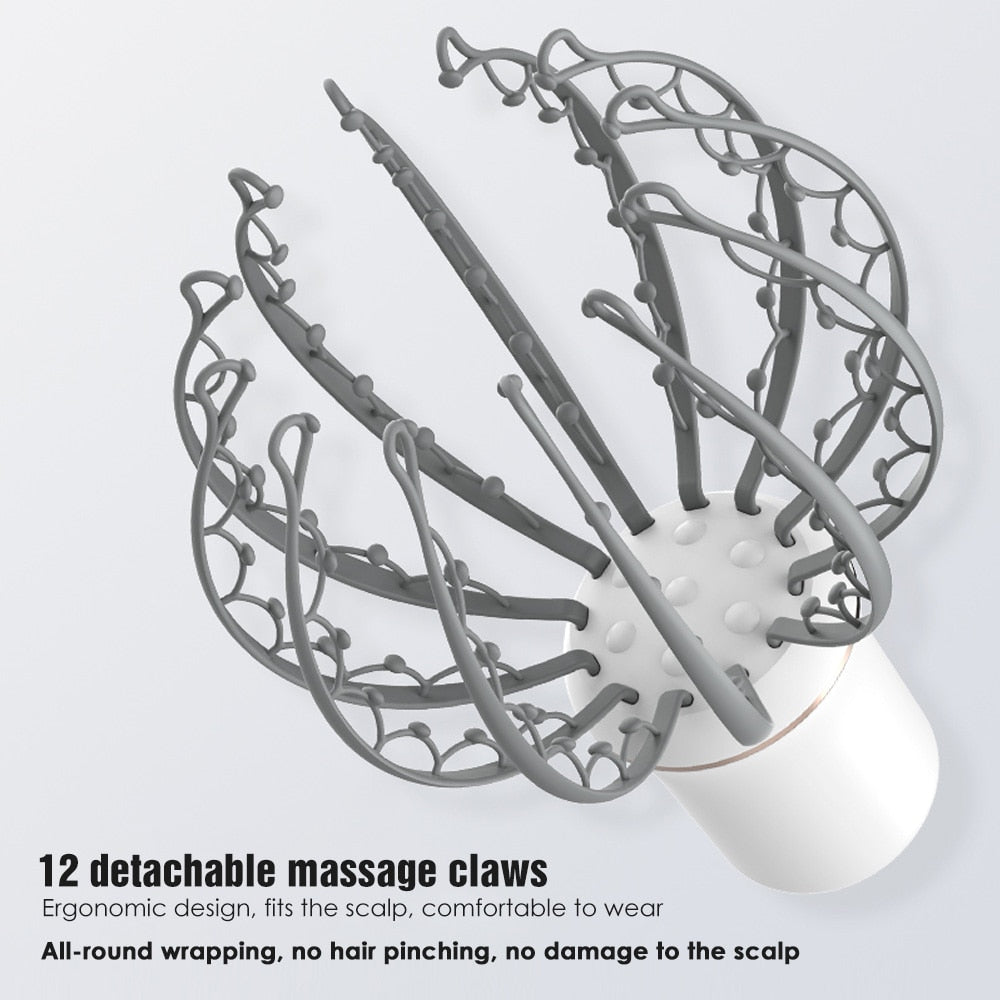 Octopus Scalp Massager for Head Tension and Wind-Down