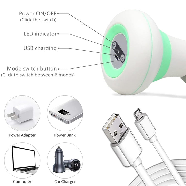 Ultra-Quiet Mini Massage Gun for Tight Shoulders and Calves