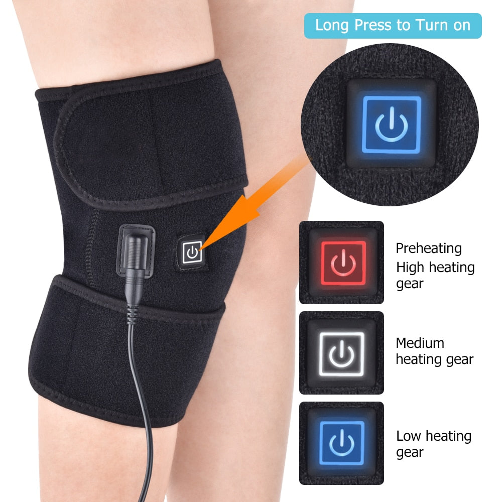 Heated Knee Wrap for Stiff Knees and Daily Support