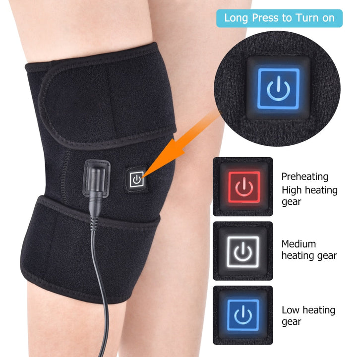Heated Knee Wrap for Stiff Knees and Daily Support