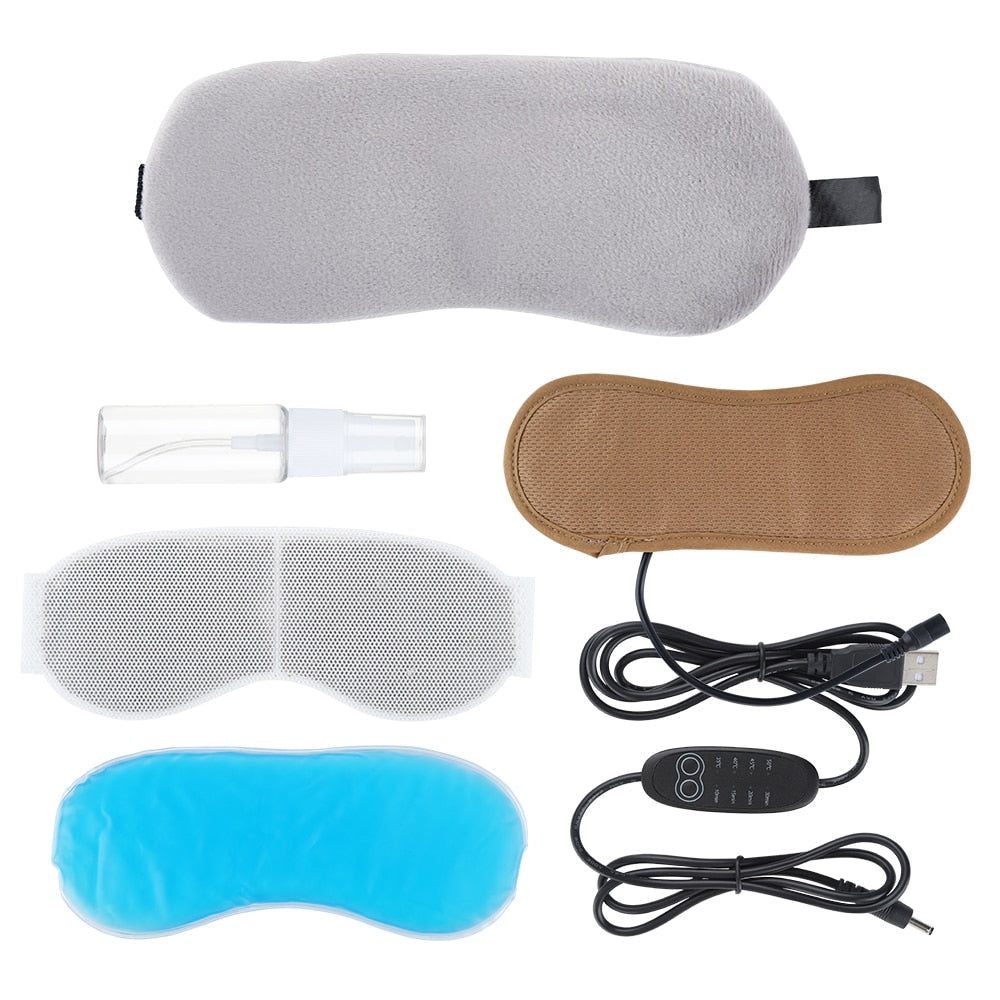 Heated Eye Mask for Dry-Feeling Eyes and Puffy Mornings