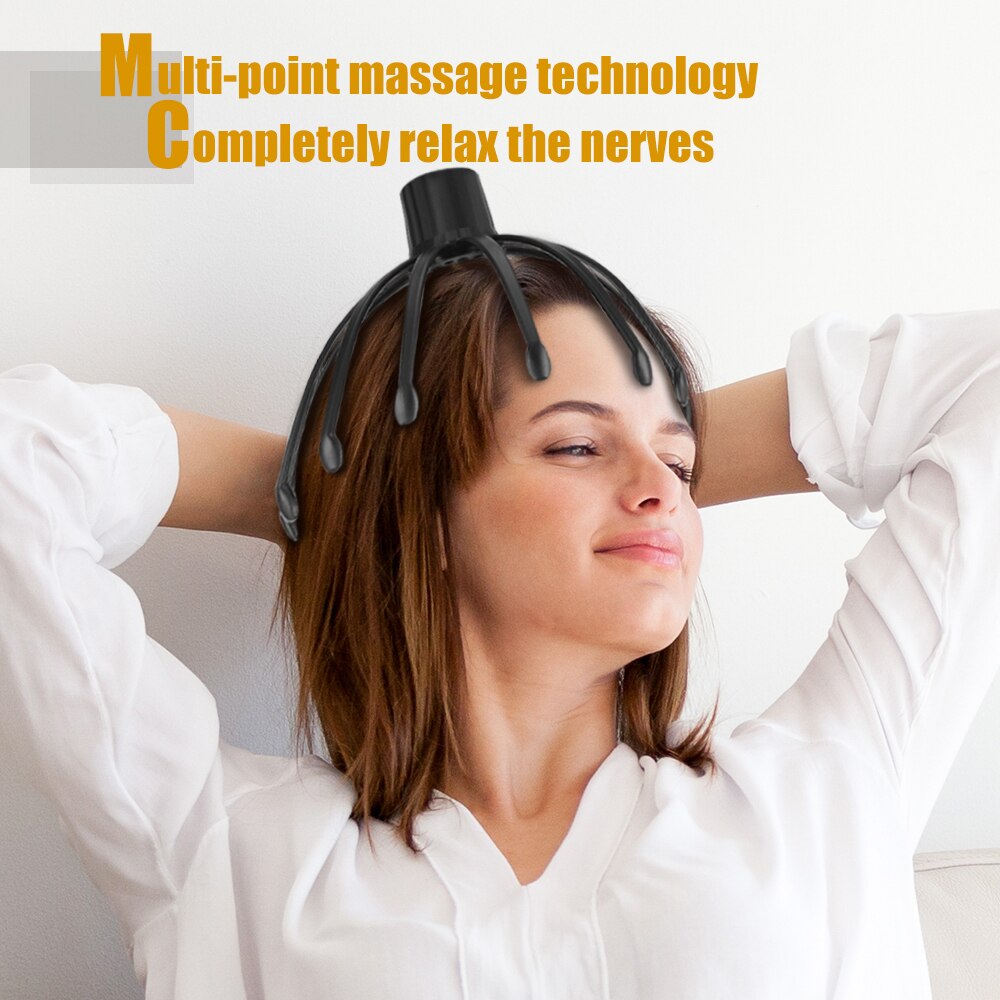 Wireless Scalp Massager for Head Tension and Stress Wind-Down