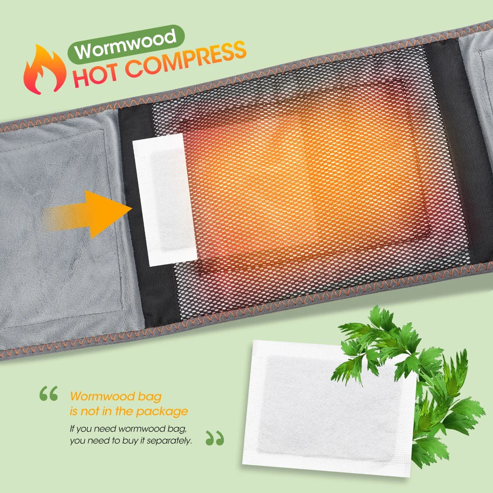 Heated Back Support Belt for Lower-Back Tightness