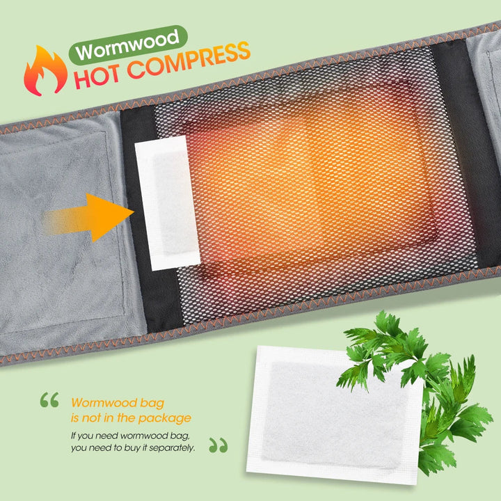 Heated Back Support Belt for Lower-Back Tightness