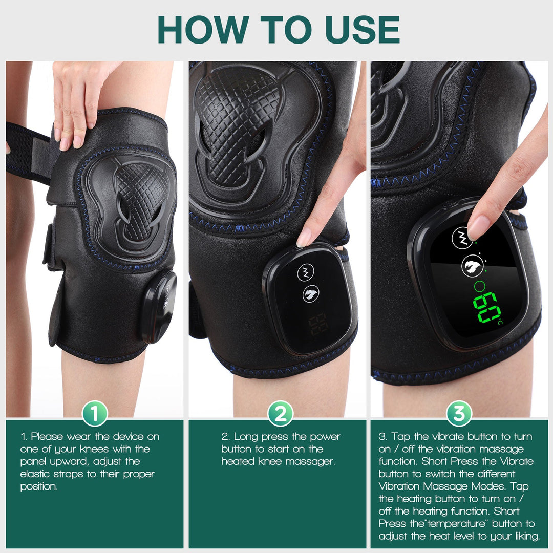 Rechargeable Knee Massager for Stiff Knees and Joints