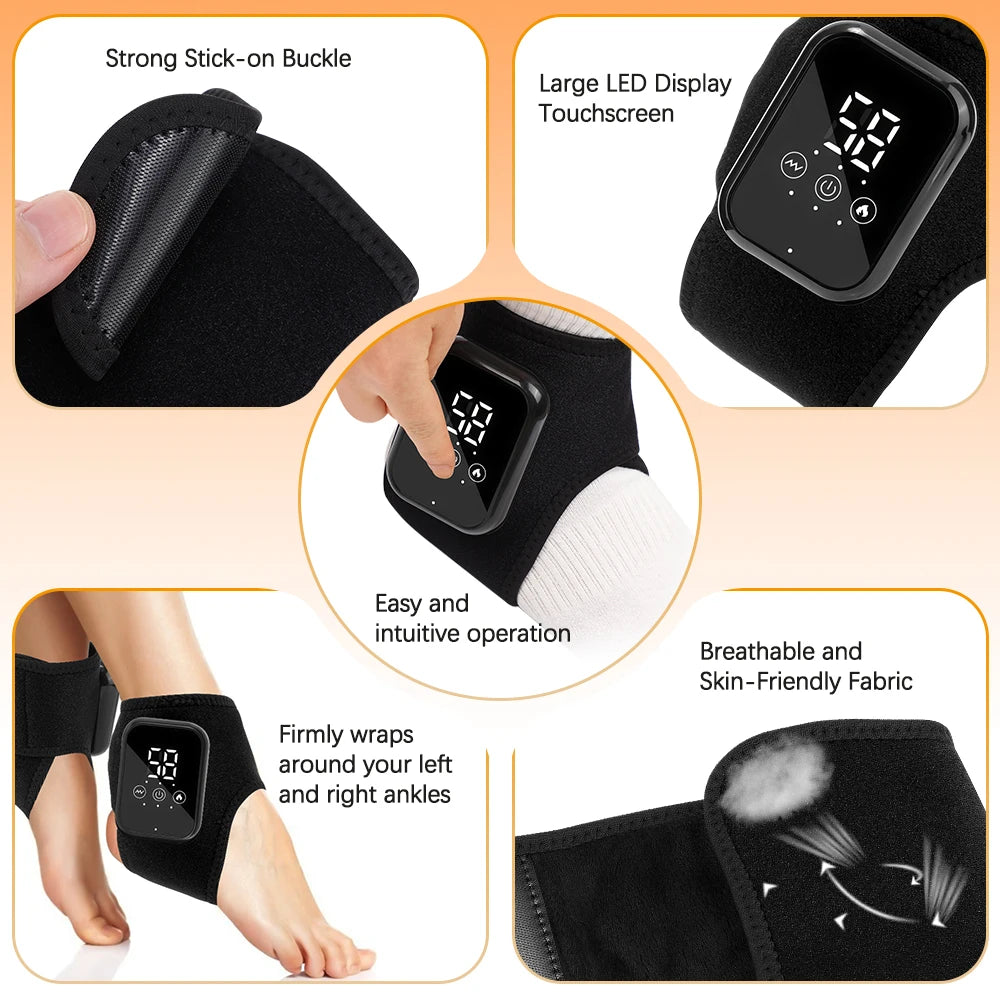 Heated Ankle Massager for Tired Feet and Ankle Stiffness