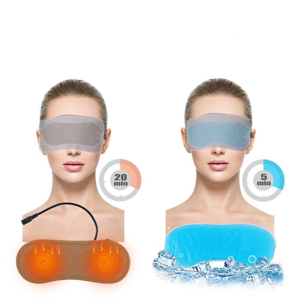 Heated Eye Mask for Dry-Feeling Eyes and Puffy Mornings