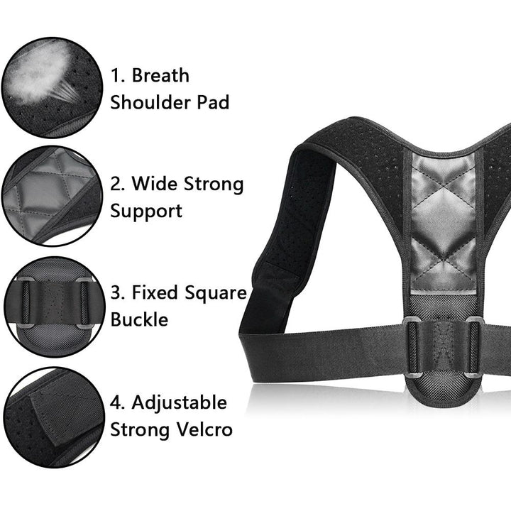 Adjustable Posture Corrector for Slouching and Desk Work