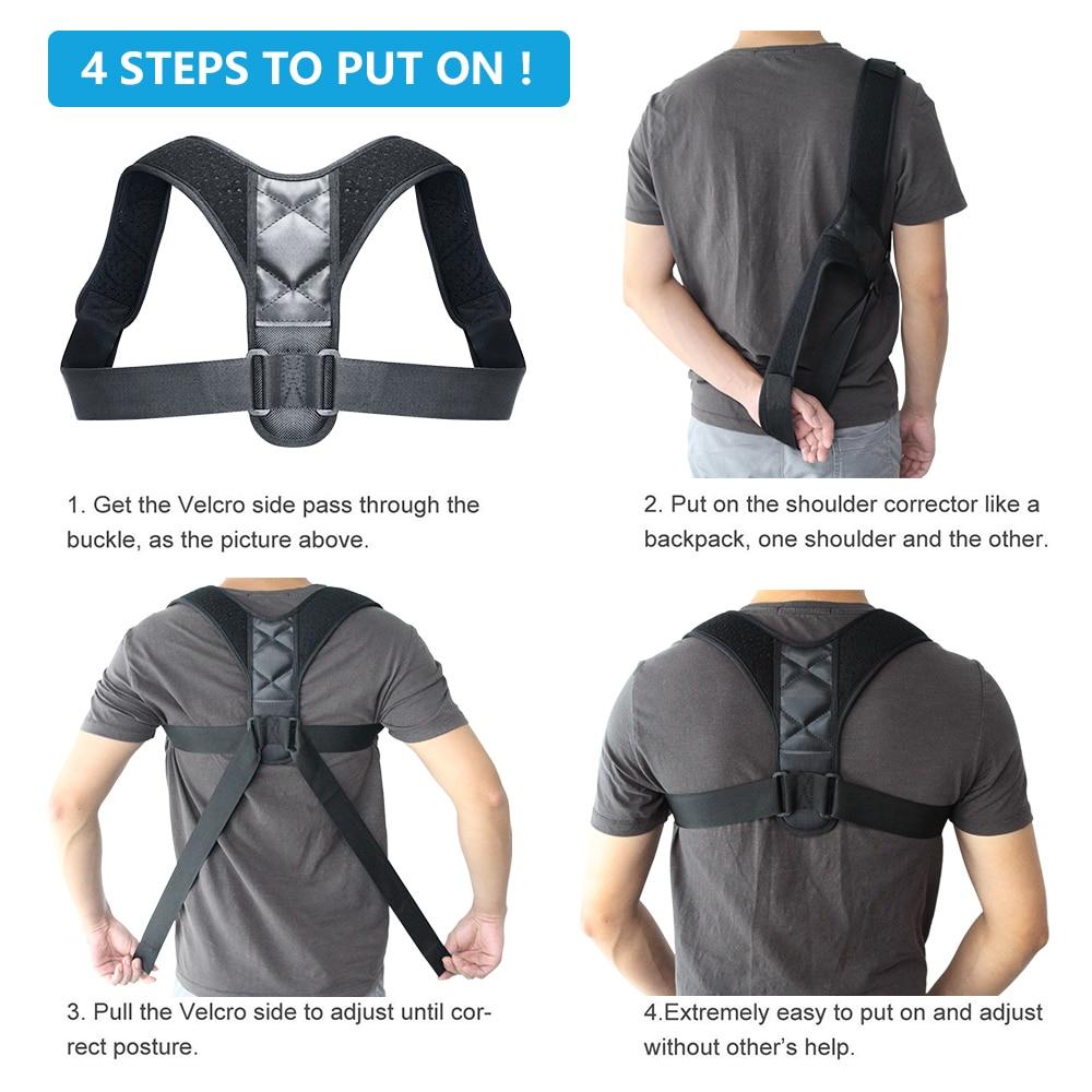 Adjustable Posture Corrector for Slouching and Desk Work